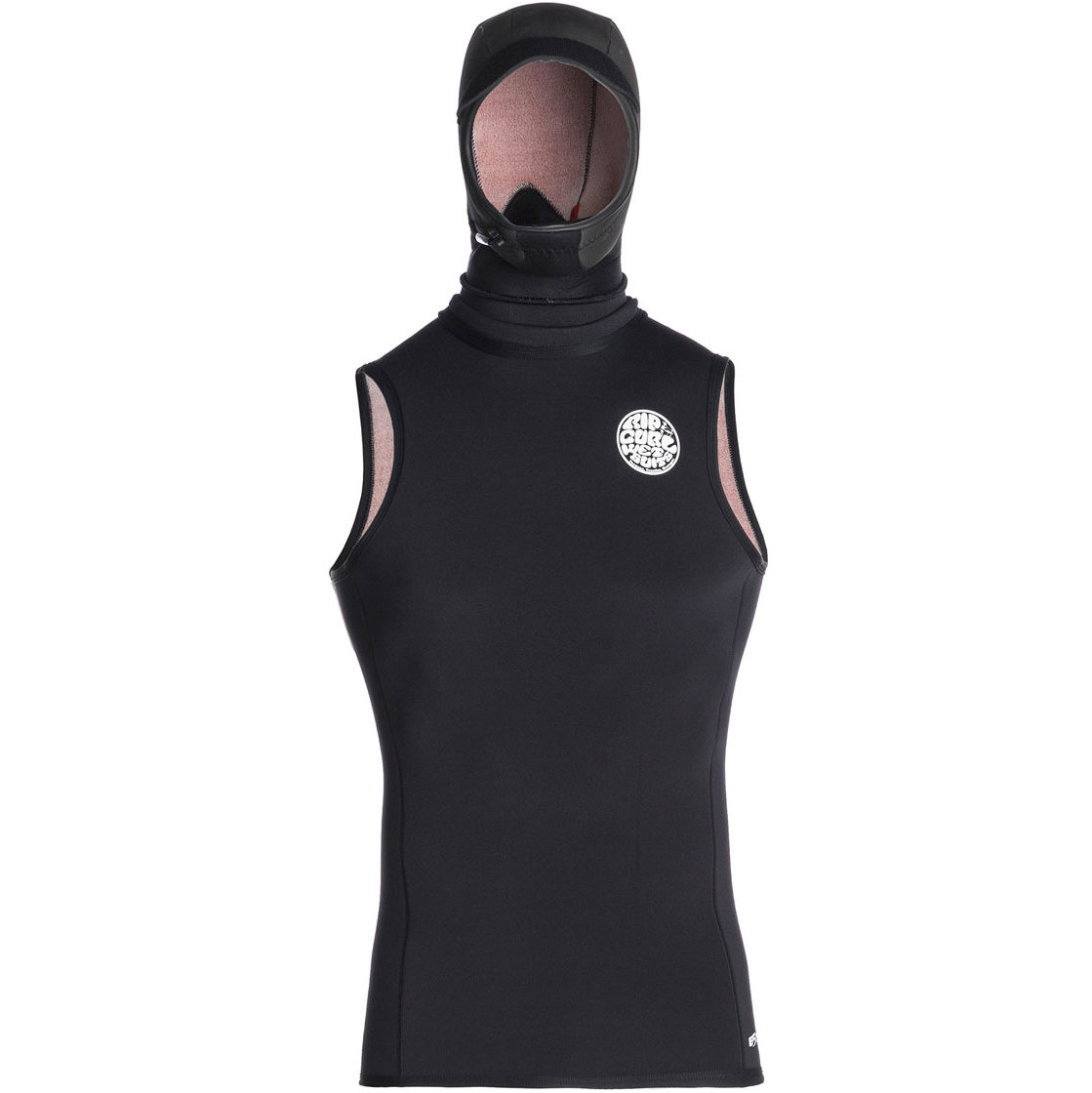 2026 Rip Curl Mens Flashbomb E6 0.5mm Hooded Vest WVEYBF - Black